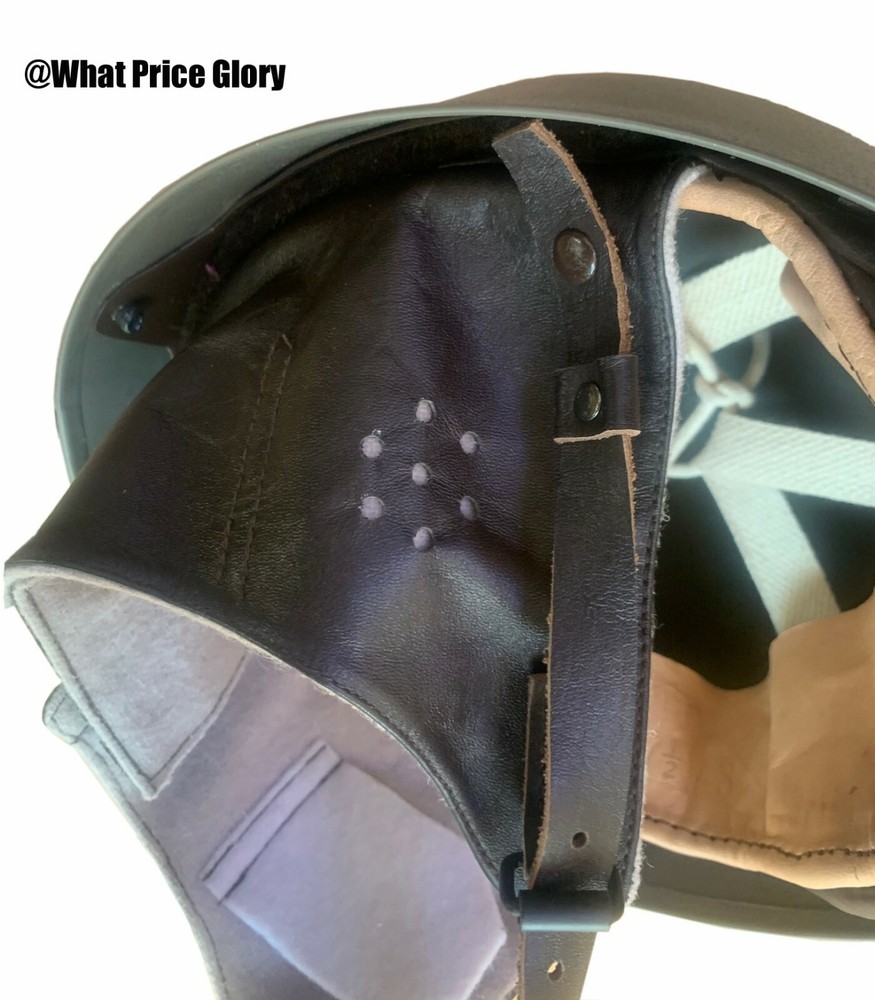British WWII Dispatch Rider Helmet 7 3/4