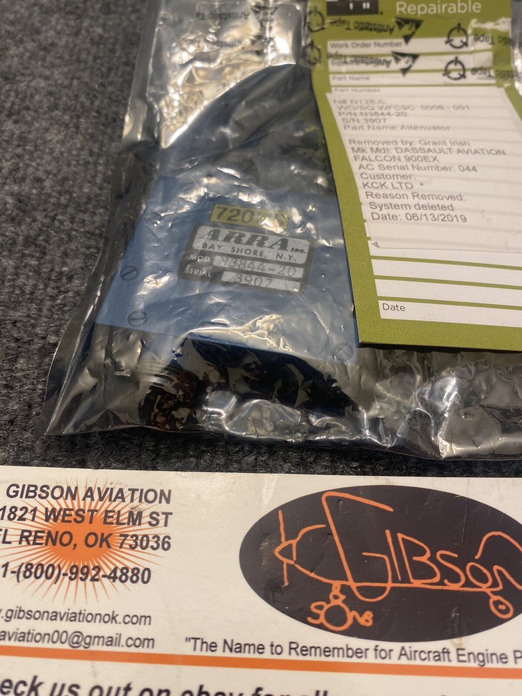 ARRA  N3844-20  VARIABLE ATTENUATOR   S/N  3907