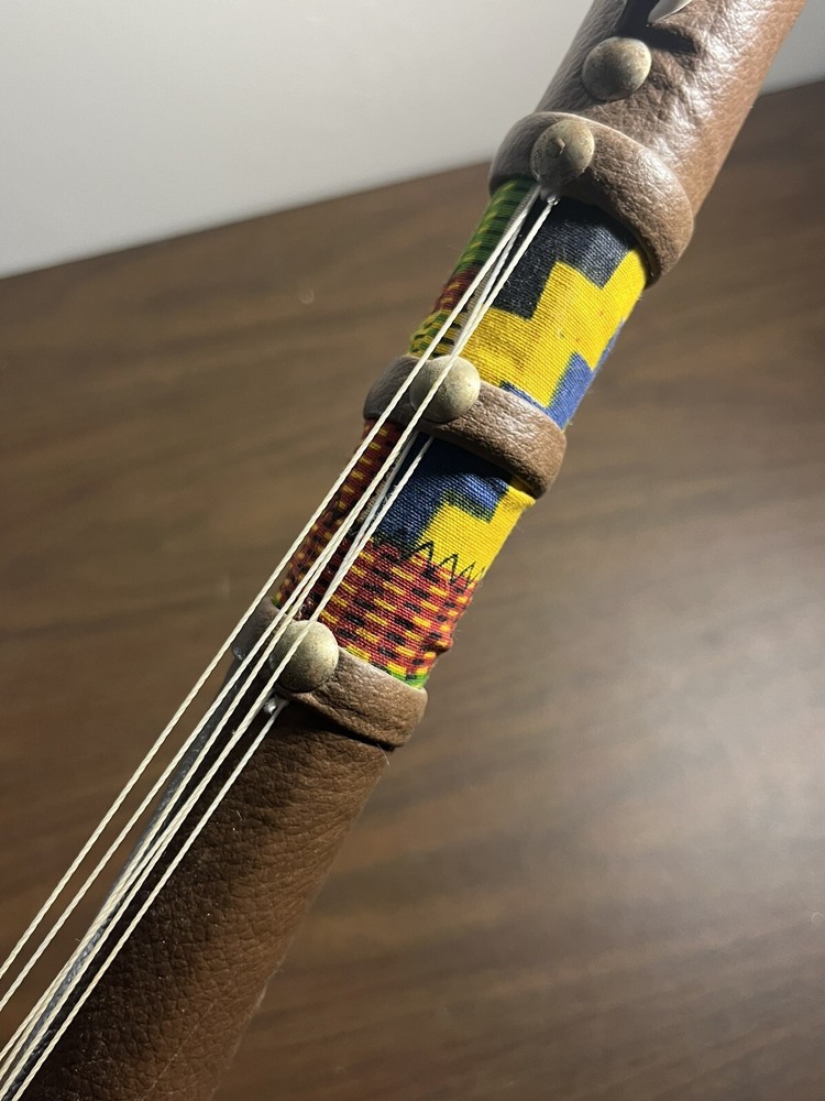 Kora Lute (Stringed Instrument) GHANA / Shells. See 9 Pics For Description