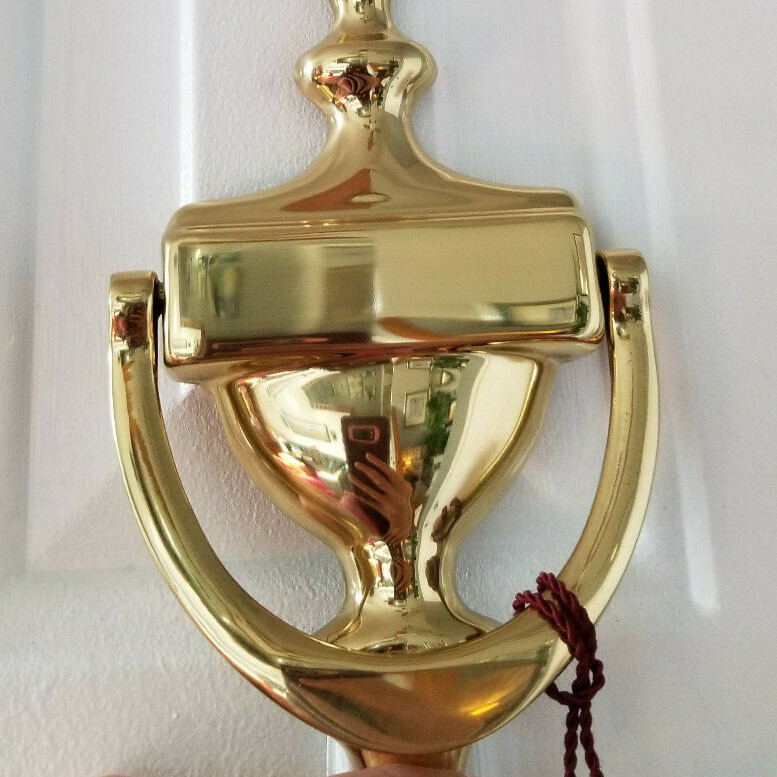 Solid Brass Door Knocker Made in Spain New Open Box