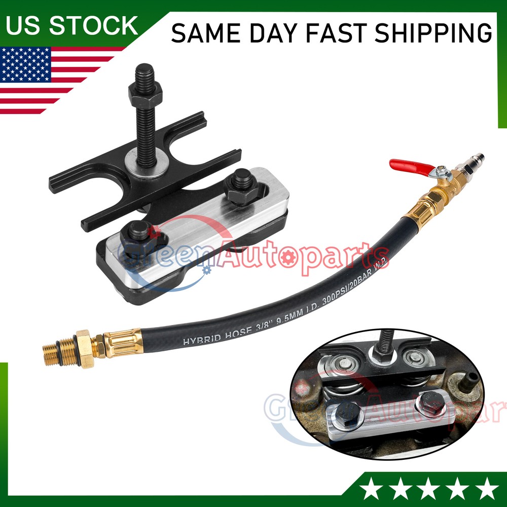 LS LS1 Engine Valve Spring Compressor & Air Valve Holding Hose Tool For Chevy GM