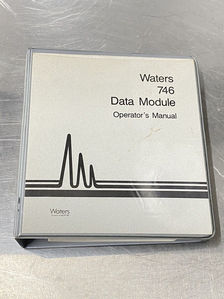 Waters 746 Data Module - Users Guide / Instructions Manual