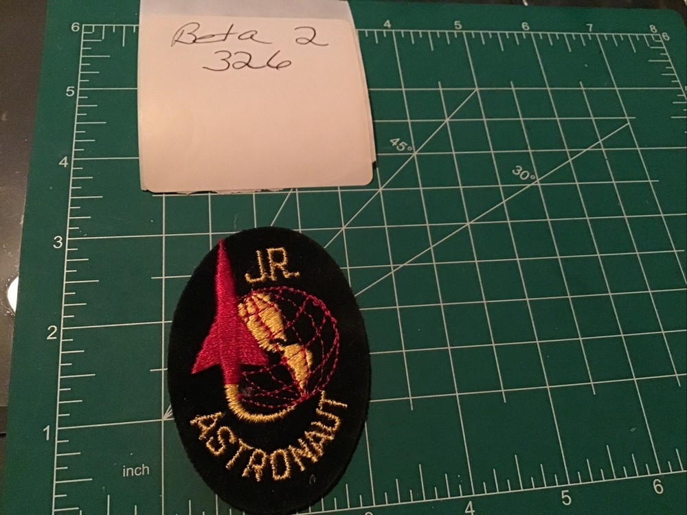 Vintage Jr Astronaut Patch NASA Space