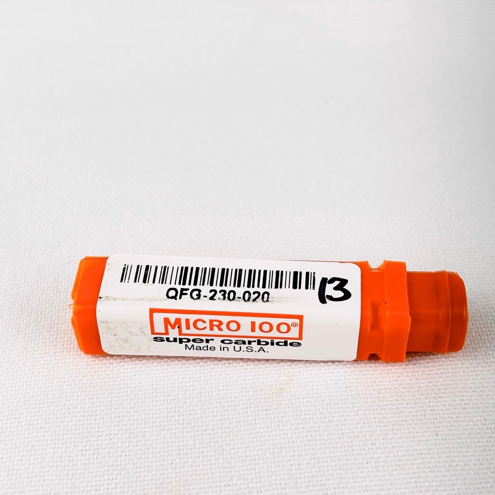 Micro 100 Super Carbide Quick Change Grooving Tool 1/2" Diameter 0.02" Width