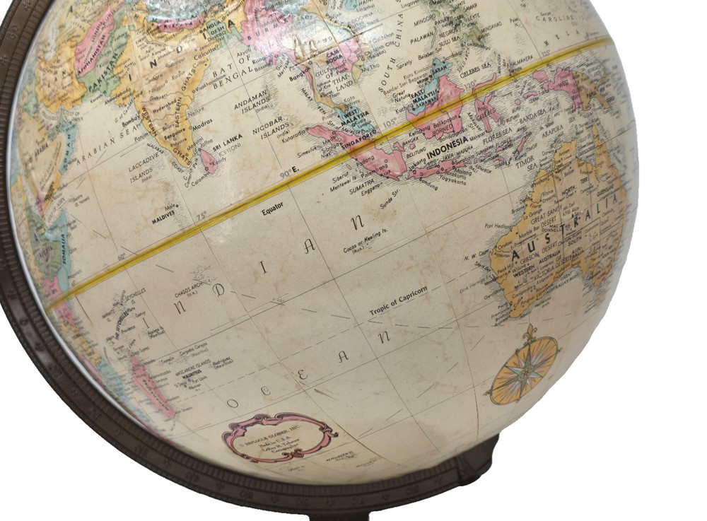 Vintage Replogle Globe World Classic Series 12"