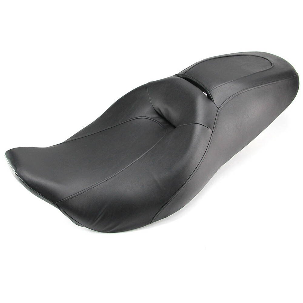 Low Profile Driver Passenger Seat Fits For Harley Road King Street Glide 2008-UP