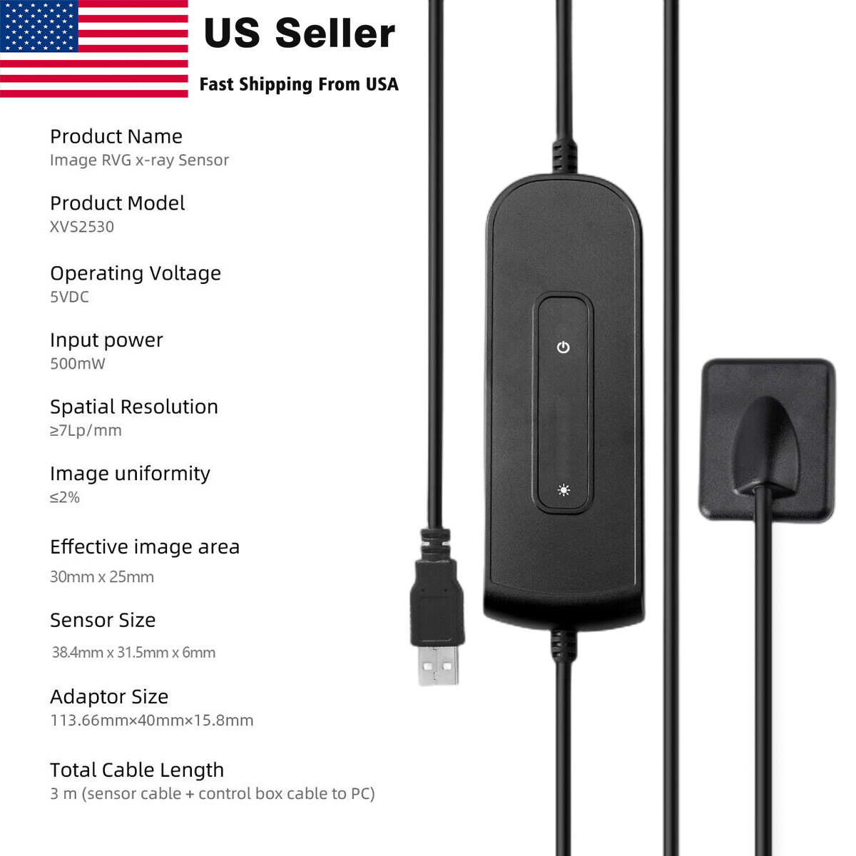 X-Ray Machine Unit + Dental Digital Imaging System RVG XRay Sensor Size 1.5