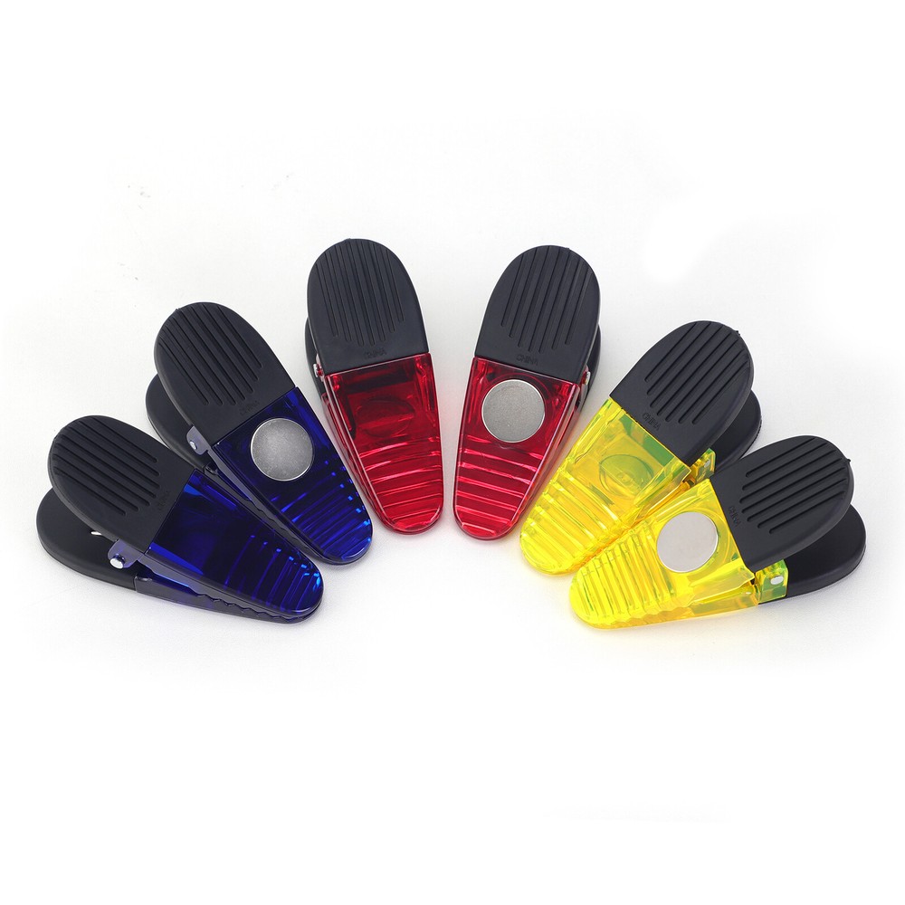 Plastic Refrigerator Magnet Clips Sets，Snacks Bag Clips，Multipurpose Clips