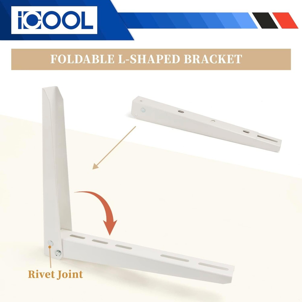 Mini Split Wall Mounting Bracket for 7000-18000 BTU Ductless Air Conditioner