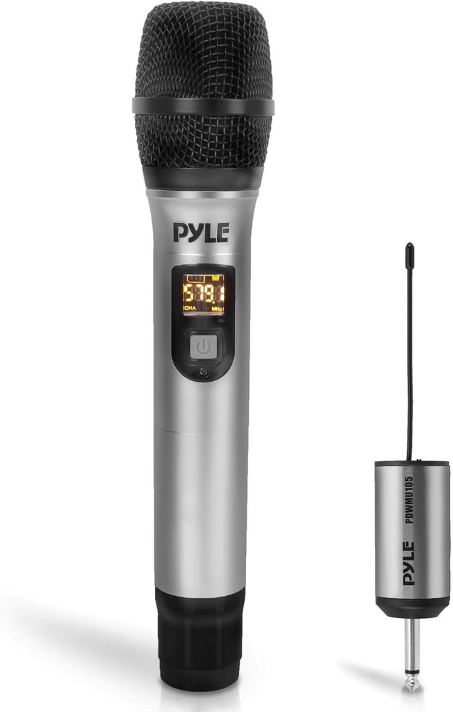 Portable UHF Wireless Microphone System - Professional Battery Operated Handheld