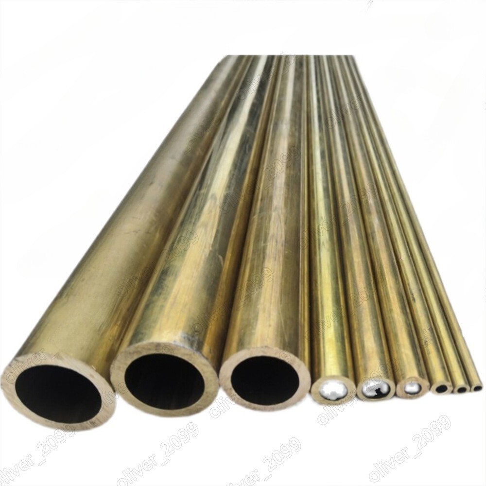 Brass Tube Brass Pipe Length 250mm Select Size OD x ID x length