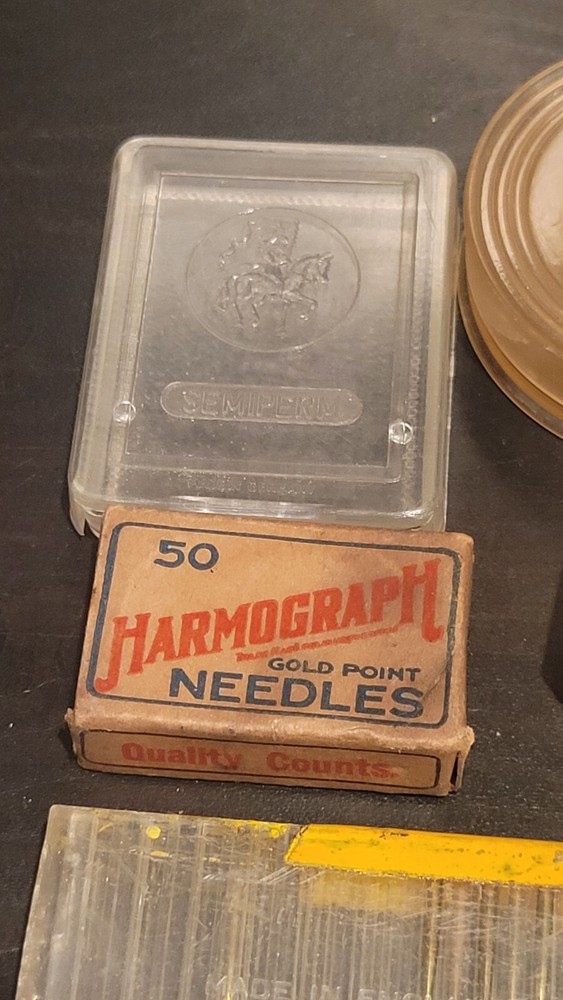 6 Gramophone phonograph needle Boxes Paper And Plastic