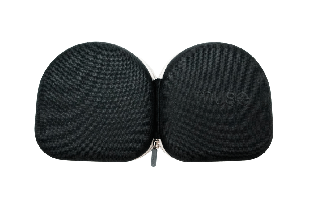 Replacement Muse EEG Brain Sensor Black Plush Storage Case