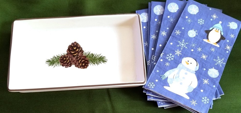 Very Nice 6” Ceramic Autumn Dish