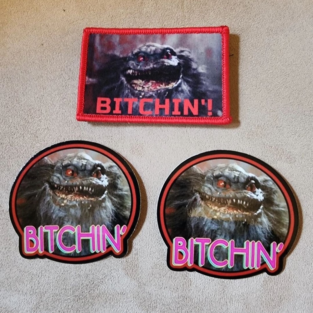 Critters Movie Custom Patch With Stickers