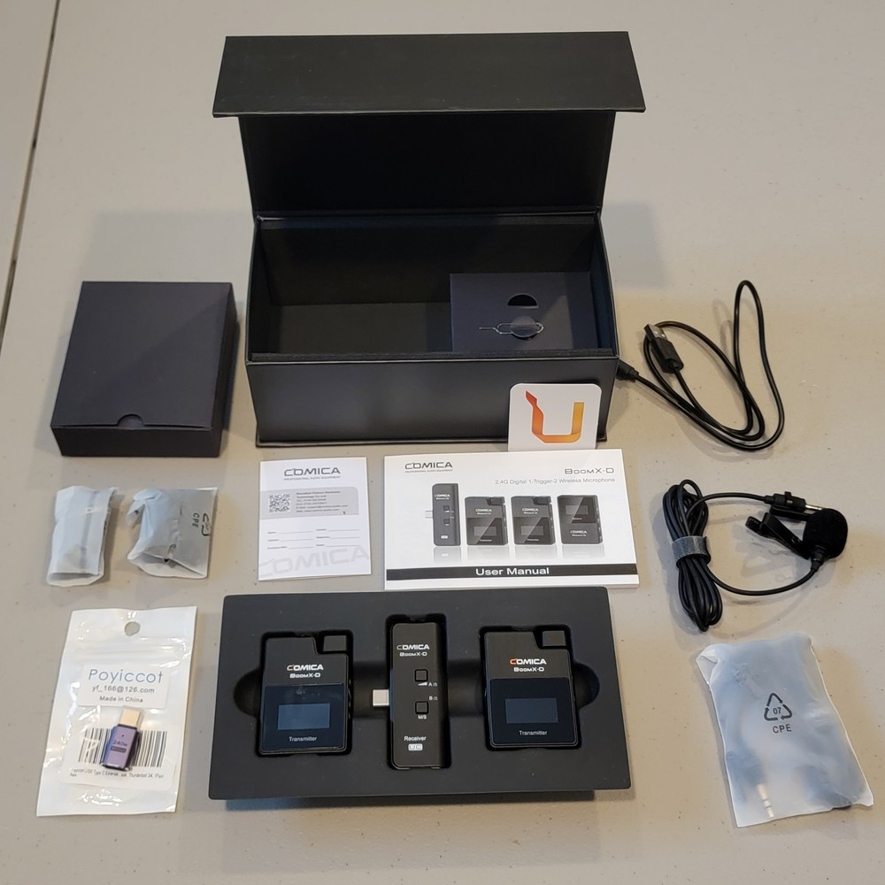 CoMica BOOMX-D UC2 Wireless Microphone System - Black