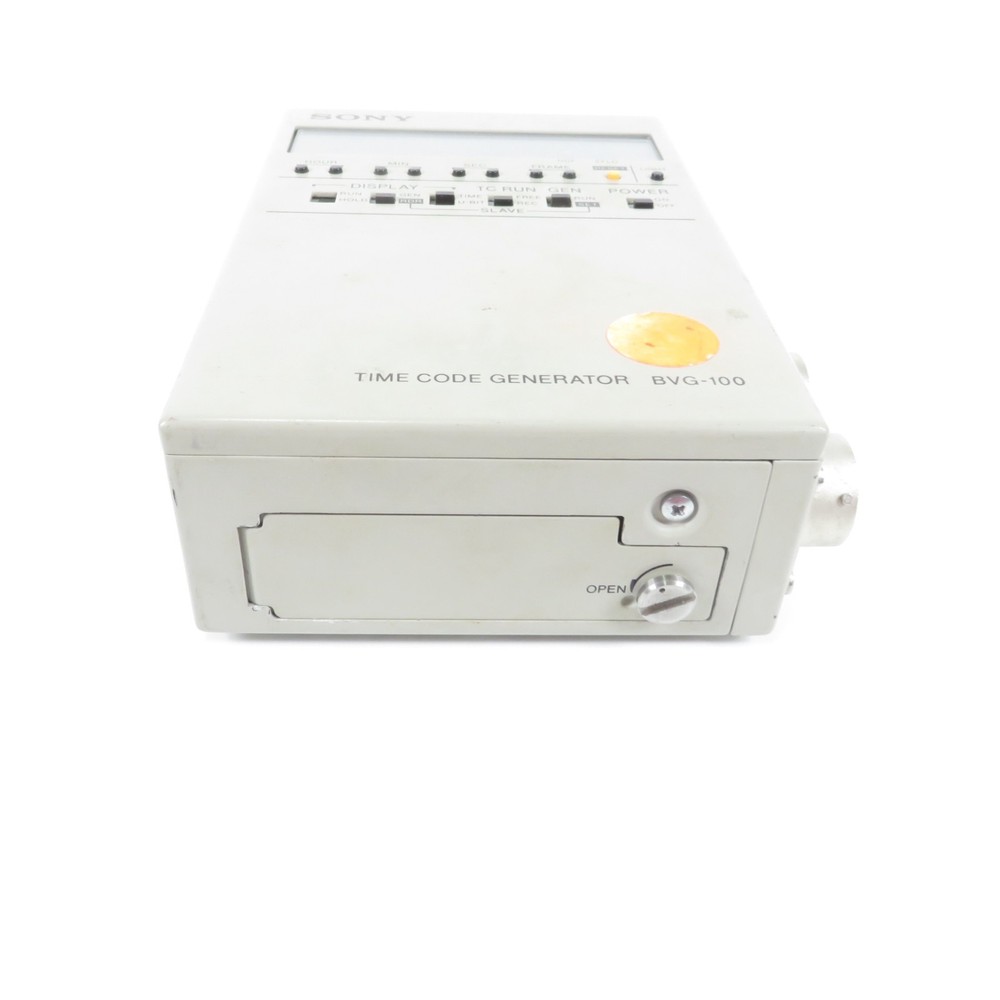 Sony BVG-100 Portable Time Code Generator Professional Broadcast SMPTE EBU