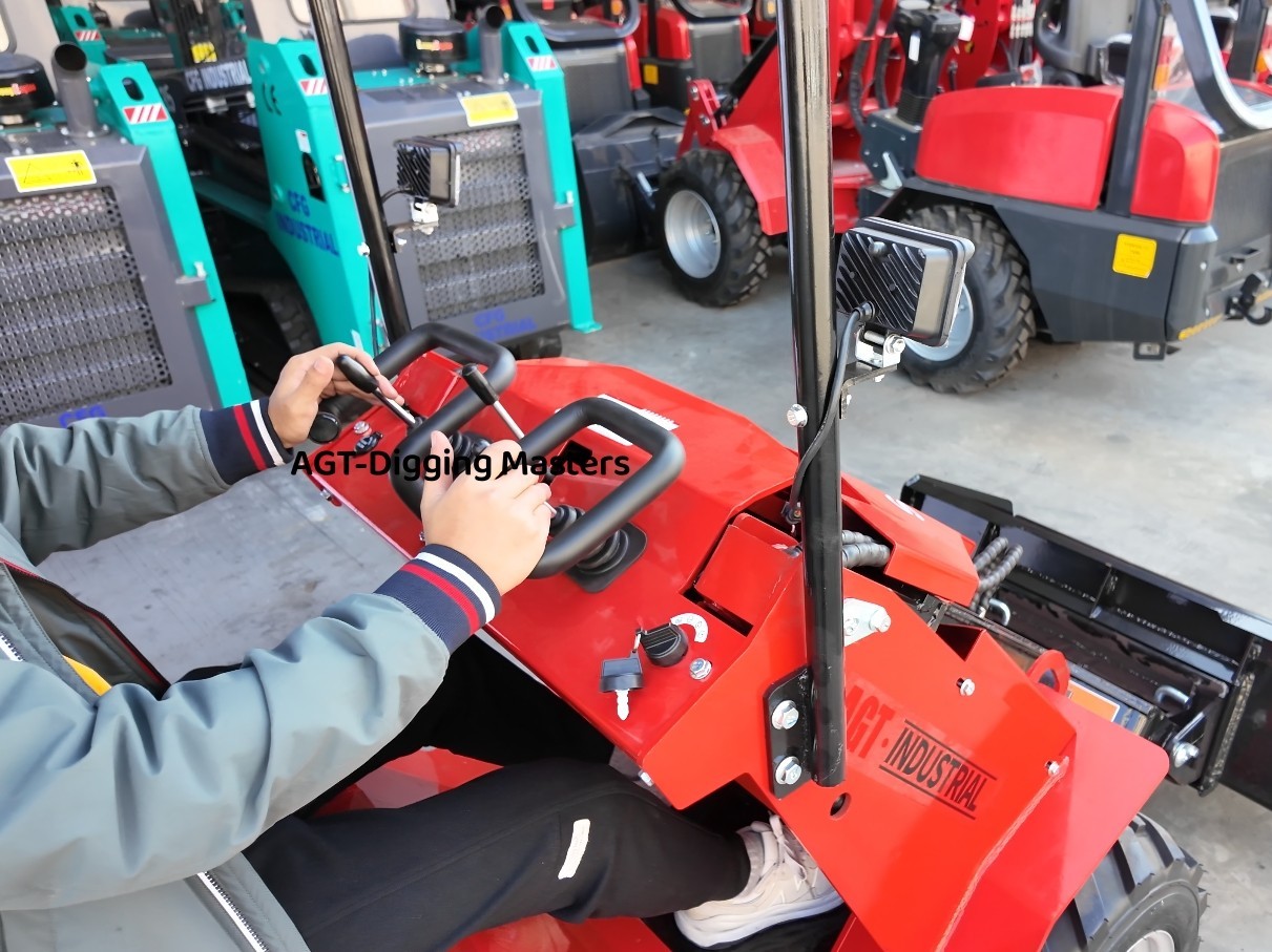 SDA-140W Ride-On Wheeled Mini Skid Steer Loader with RATO Engine