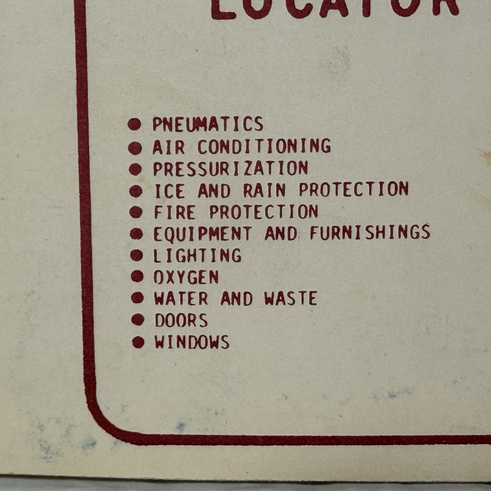 Boeing 737 Component Locator Guide Dalfort Aviation Services Manual Vintage