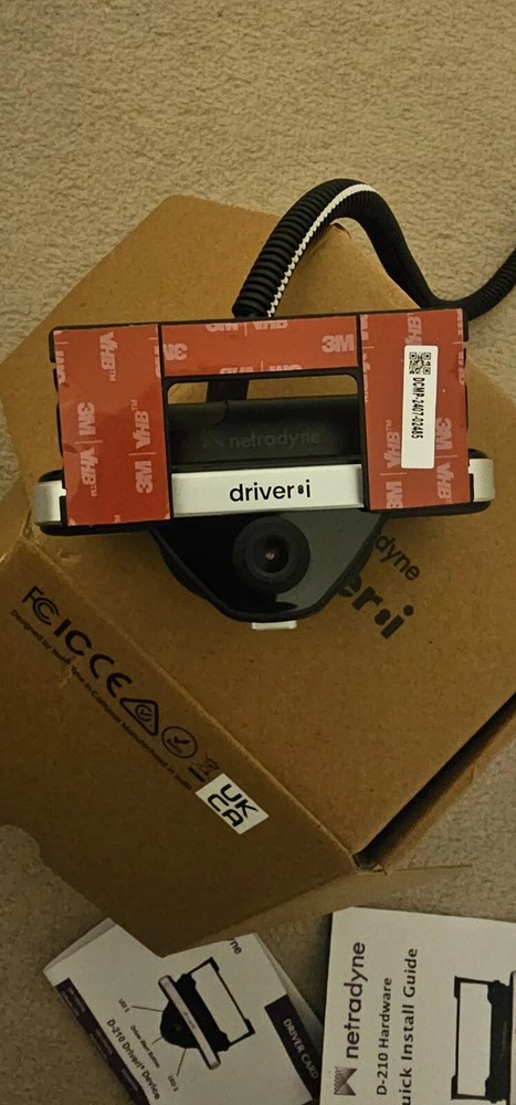 NETRADYNE DRIVER DASHBOARD DRIVER I DUAL FLEET DASHBOARD CAMERA AND MODULE D-210