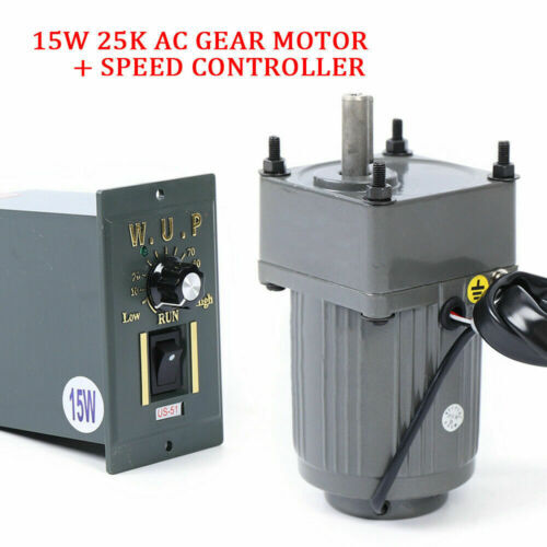 110V 15W 25K gear motor electric variable speed Reduction controller Reversible