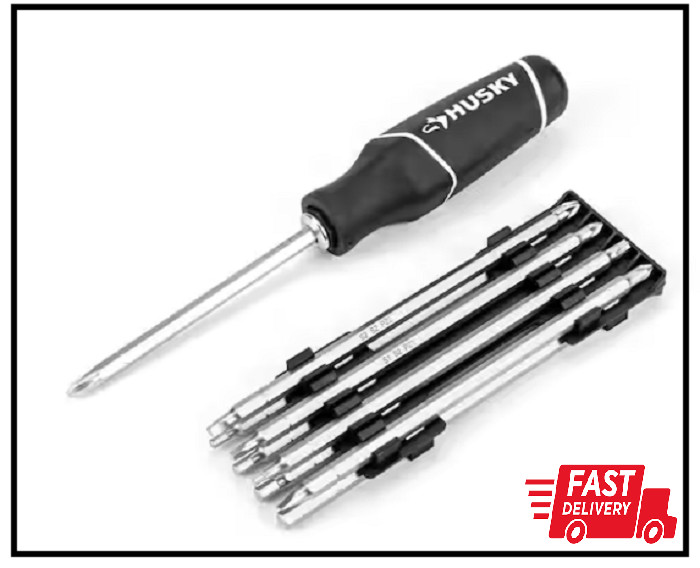 Interchangeable Blade Screwdriver Set (10-Piece)