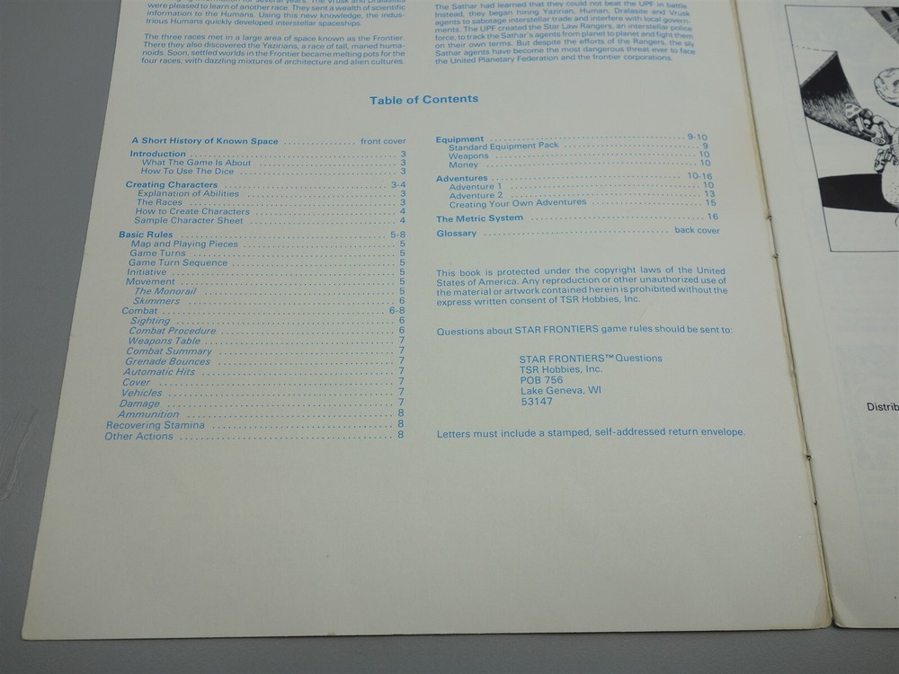 Star Frontiers Roleplaying: Alpha Dawn - Basic Game Rules (TSR)