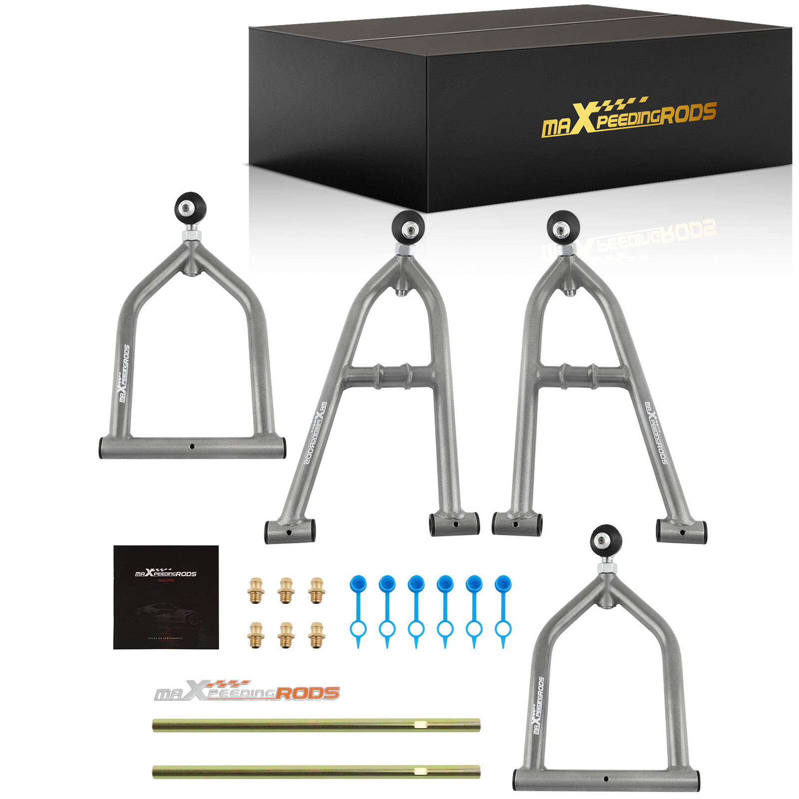 Front Upper+Lower Control A Arm+2+1 Wider Extender for Yamaha Banshee 350 YFZ350