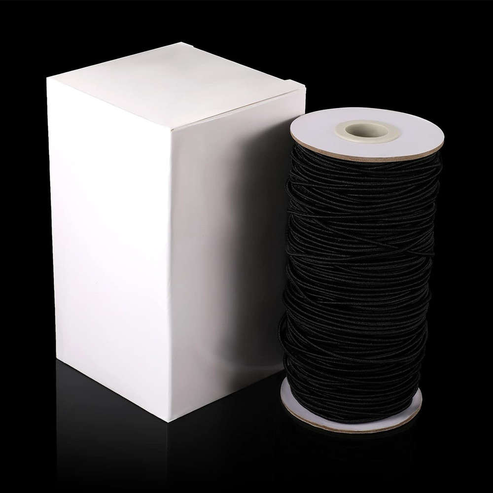 100 Yards 2 Mm Elastic Cord Stretch String Elastic Beading Cord Craft Thread for