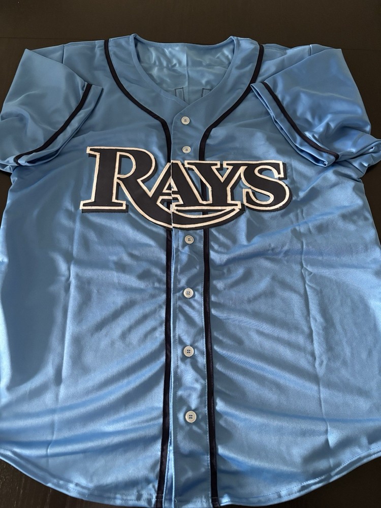Rays Brett Phillips signed Jersey JSA Authentic