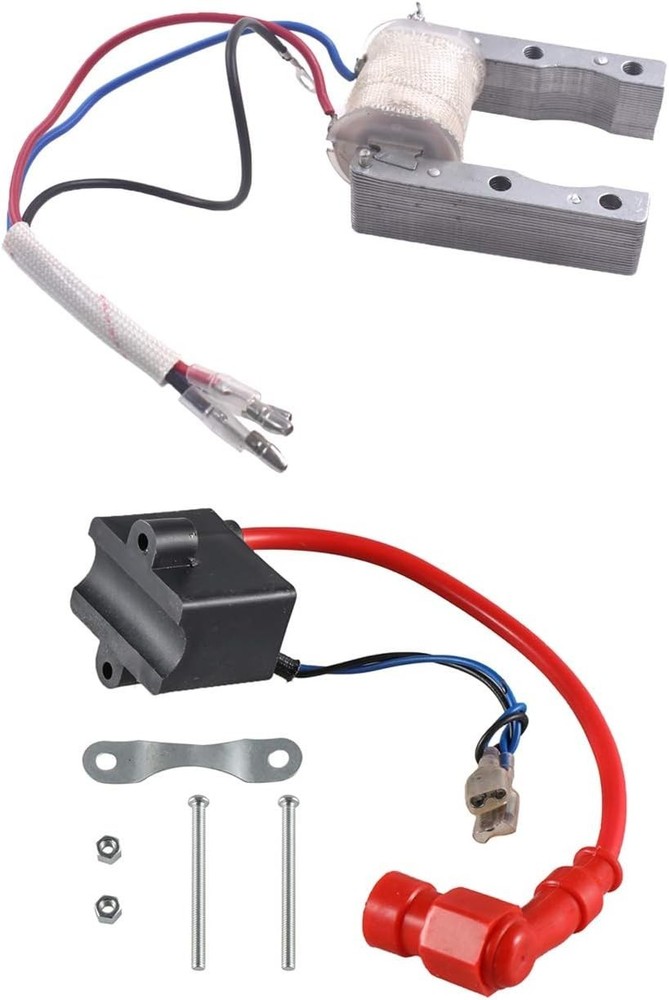 High Performance CDI Ignition Coil + Magneto Coil for 49cc-100cc 2-Stroke Engine