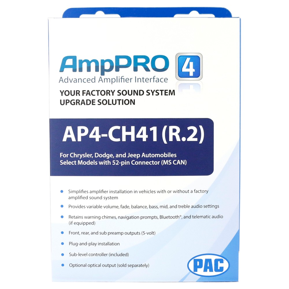 PAC AP4-CH41 R.2 AmpPRO4 Amplifier Integration Interface Select 2013+ Vehicles