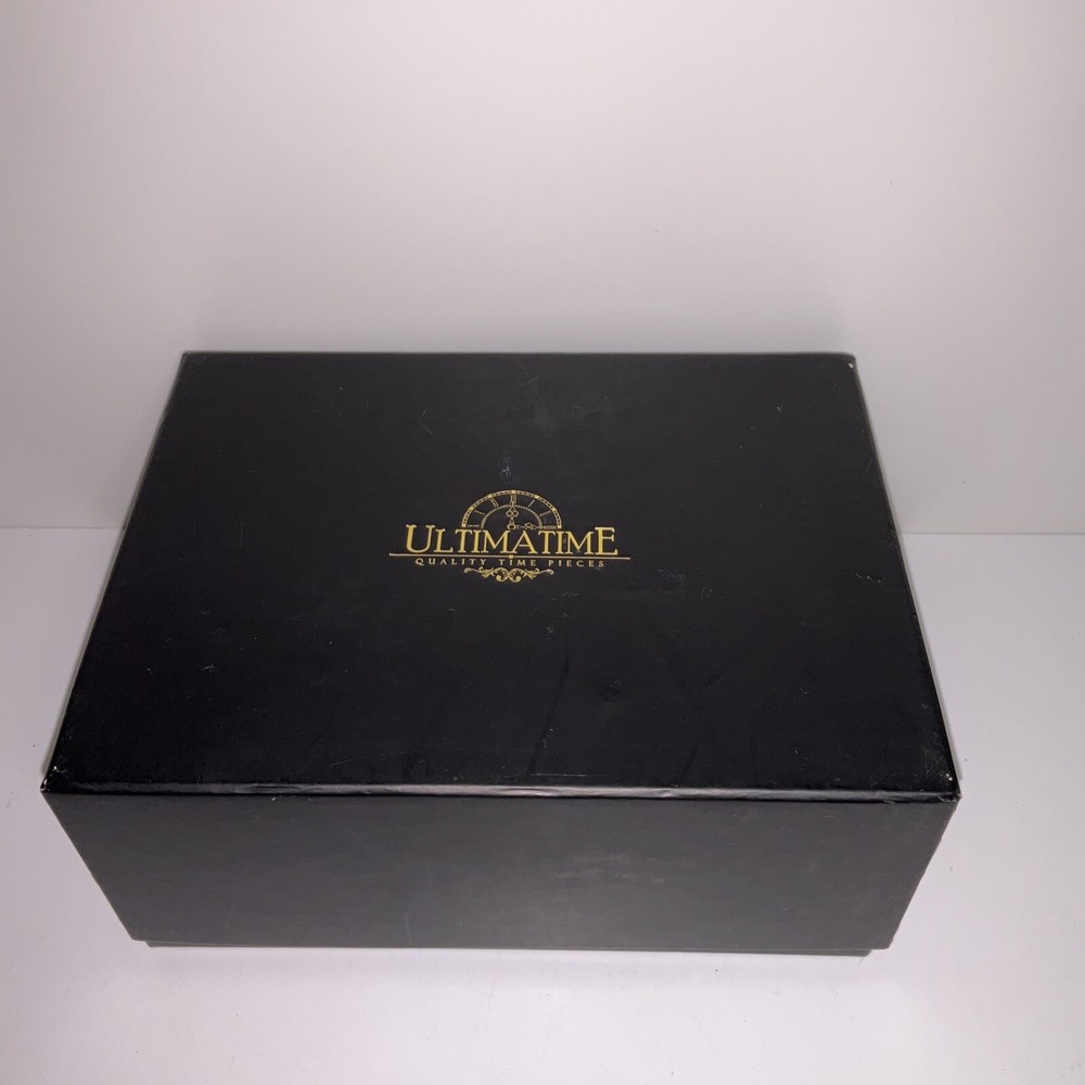 Rare ULTIMATIME Watch Box (Empty) Black Presentation Box Only!