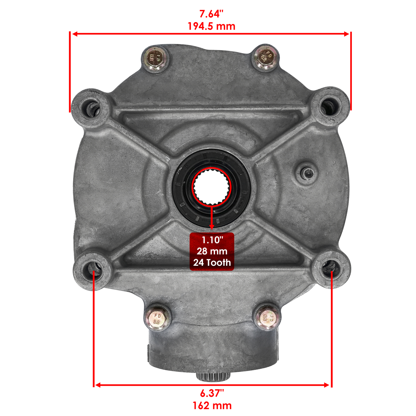 Rear Differential For Can Am Commander 1000 14-15 / Max 1000 14-17 / 1000R 18-19