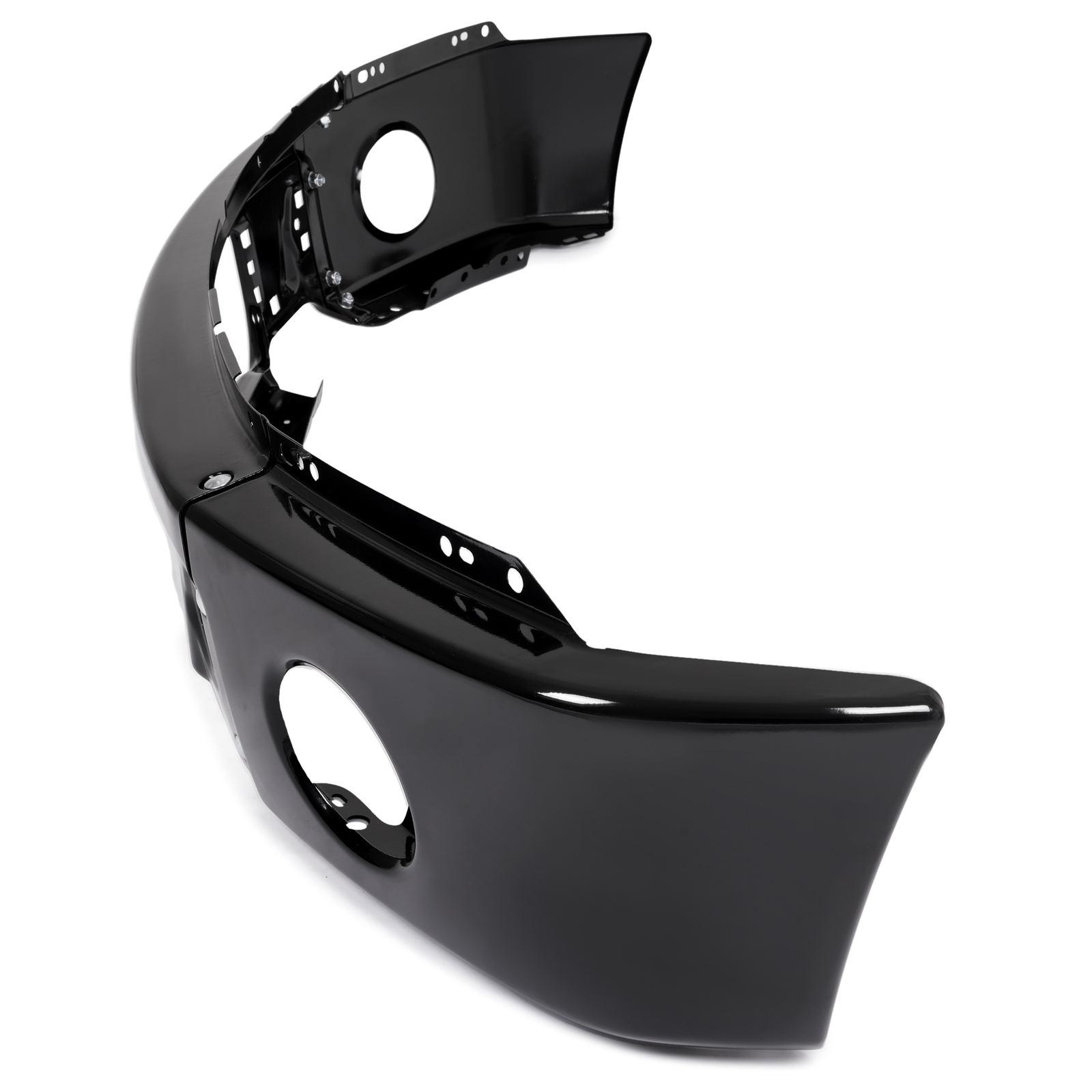 Front Black Steel Bumper Face Bar For Ford F150 2009-2014 w/ Fog Light US NEW