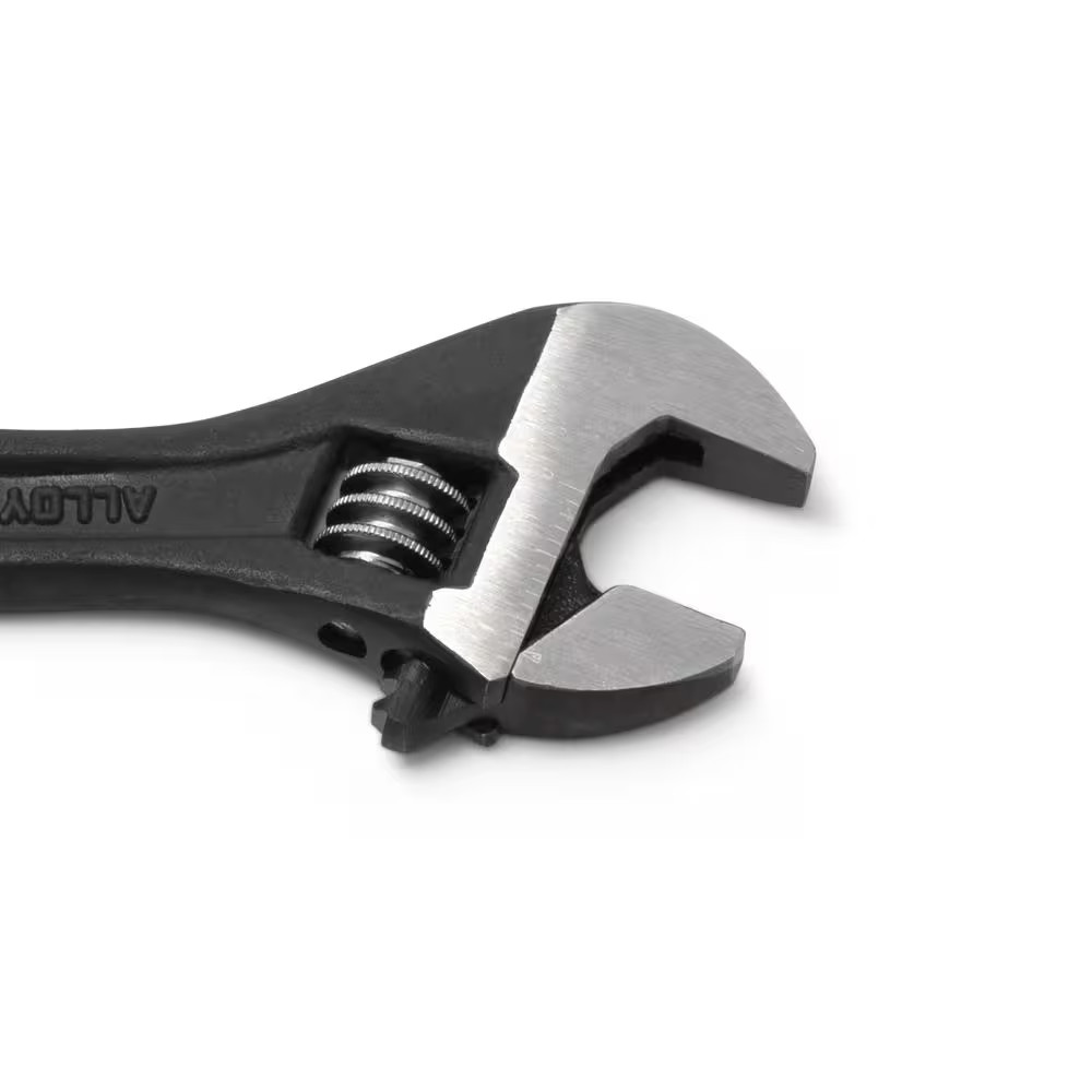 4 In. Black Oxide Adjustable Wrench
