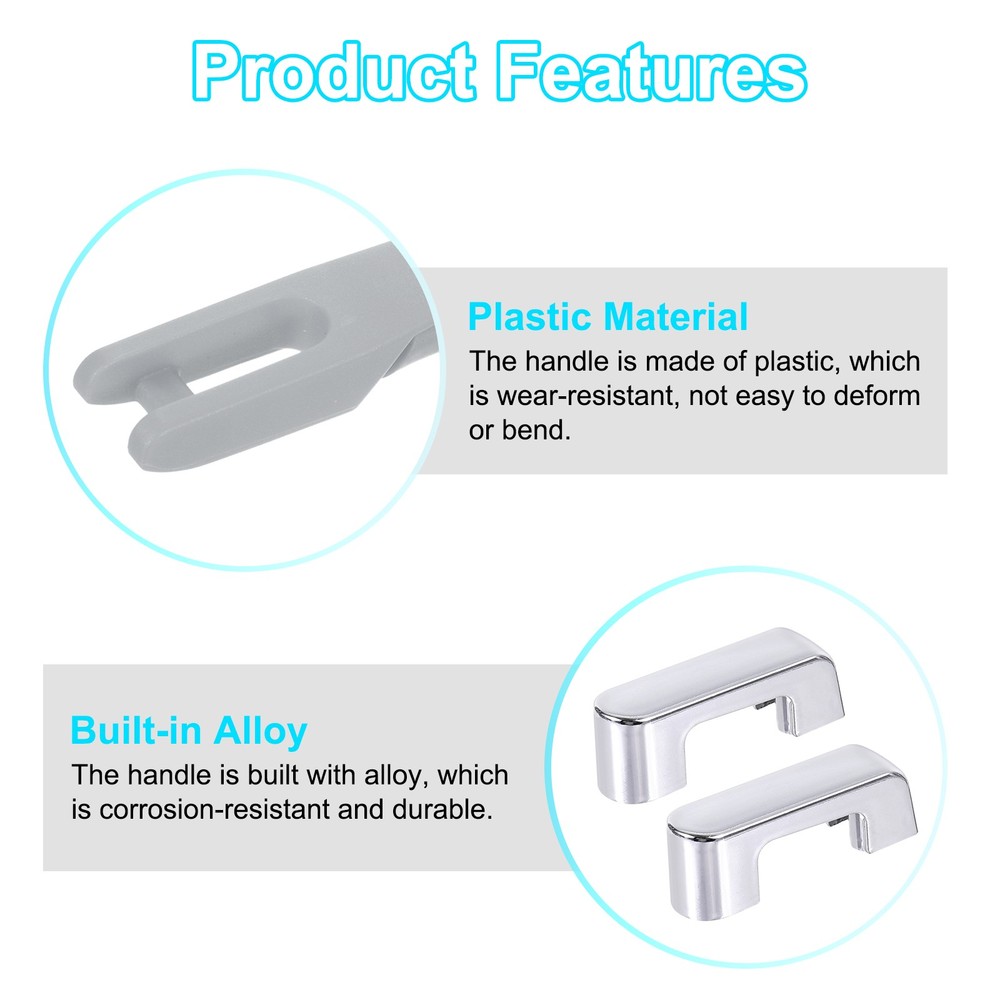 Luggage Handle, 8.86" x 0.98" Pull Handle Grip Replacement for Suitcase, Grey