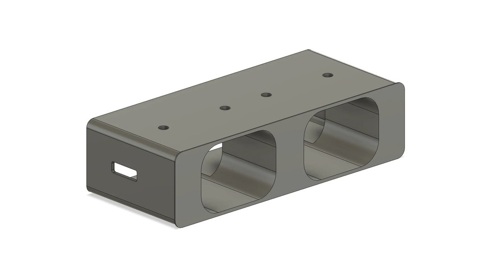 JetKVM Dual Adapter Insert for AI Key Rack Mount