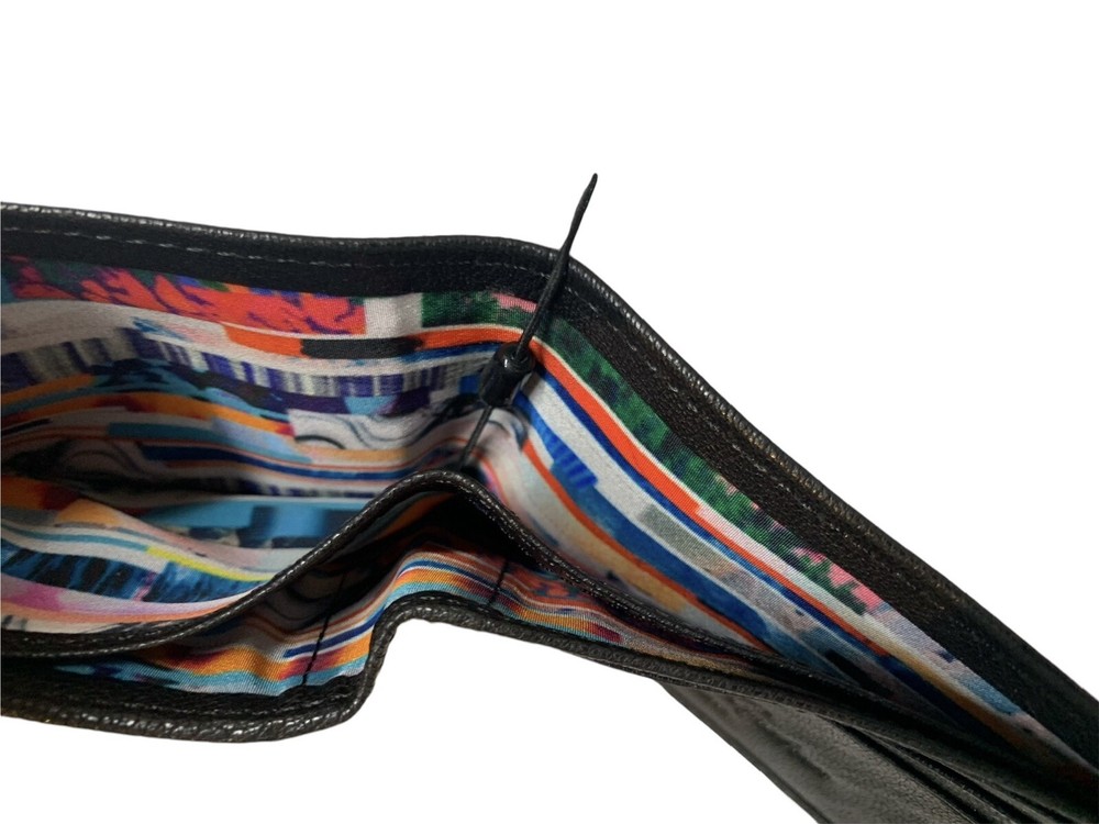 Robert Graham, Skull Embossed Leather Bifold Wallet - Black