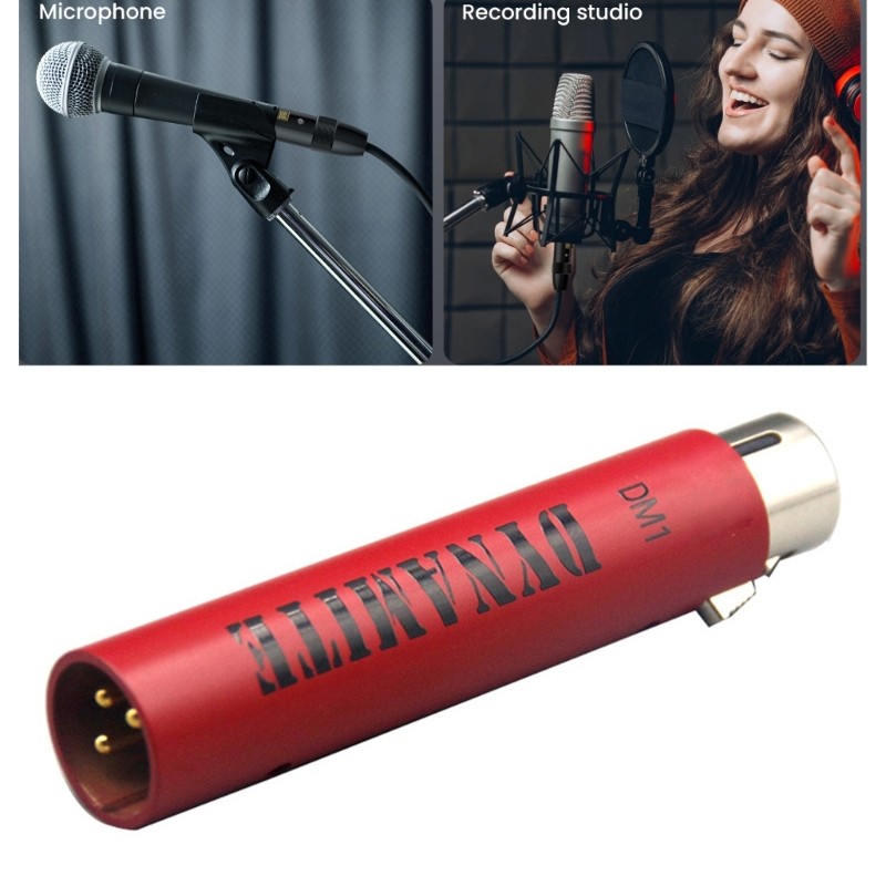 Microphones Preamplifier For DM1 Dynamic 28DB Gains Mic Amplifiers For Dynamic