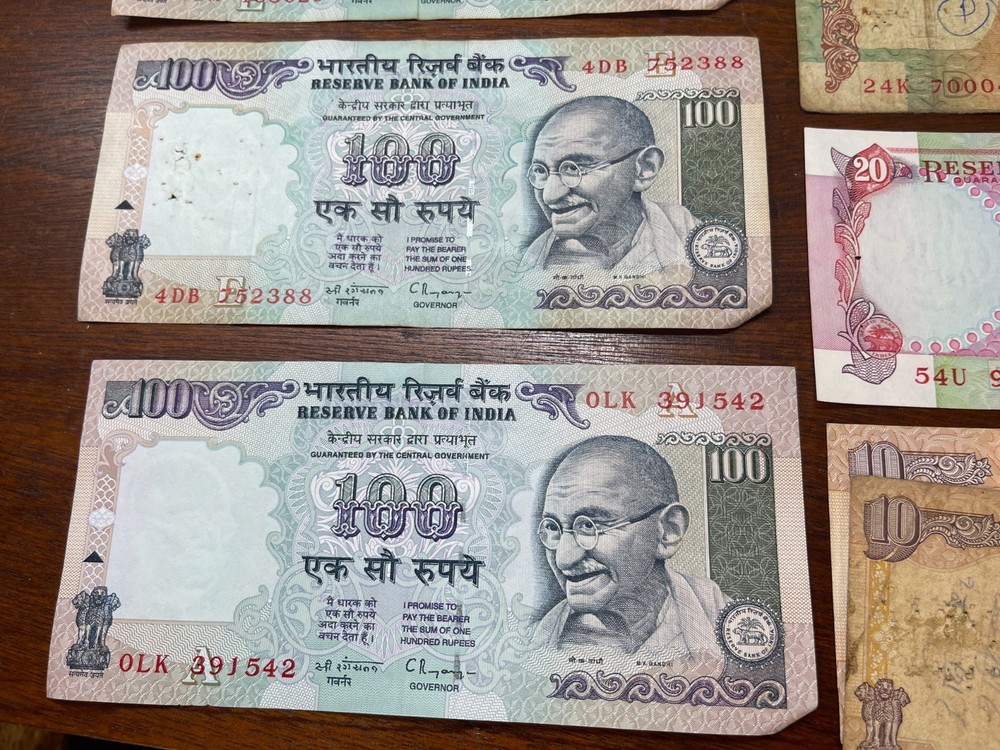 Assorted India Banknotes lot