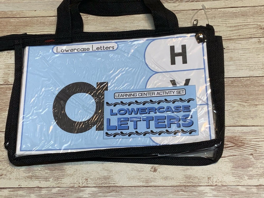 Learning Center Activity Set - Lowercase Letters- Clothespin Learning Center