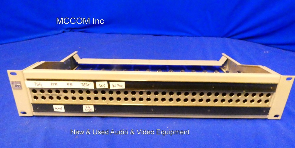 ADC PP12232RS-MVJT 2x32 2RU HD Video Patchbay