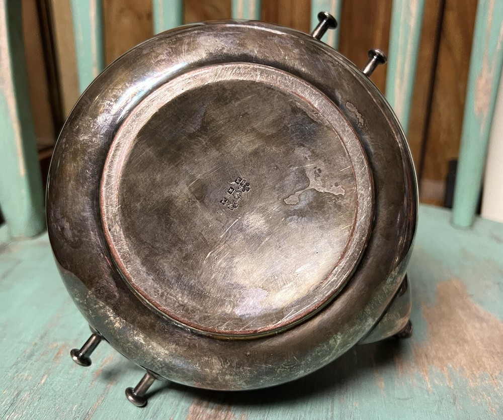 Vintage E.G. Webster & Sons Silverplate Teapot Lidded W Handle Finely Detailed