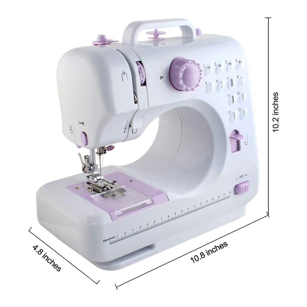 MINI Electric Portable Sewing Machine Crafting Handwork Mending Machine 12 Modes