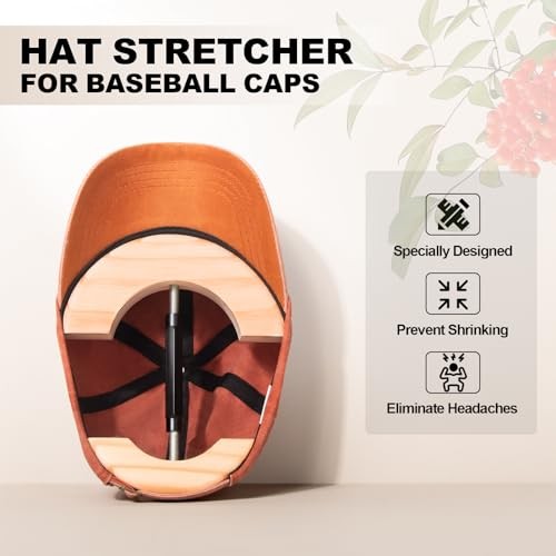 Hat Stretcher, Specifically Designed Hat Stretcher for Baseball Caps, Fitted