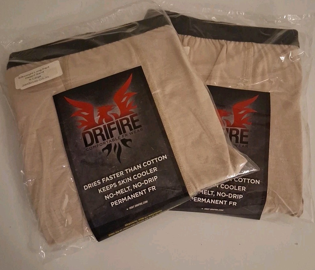 (3 Pack) Drifire Military FR Thermal Long Johns XL Cold Weather Base Layer NEW