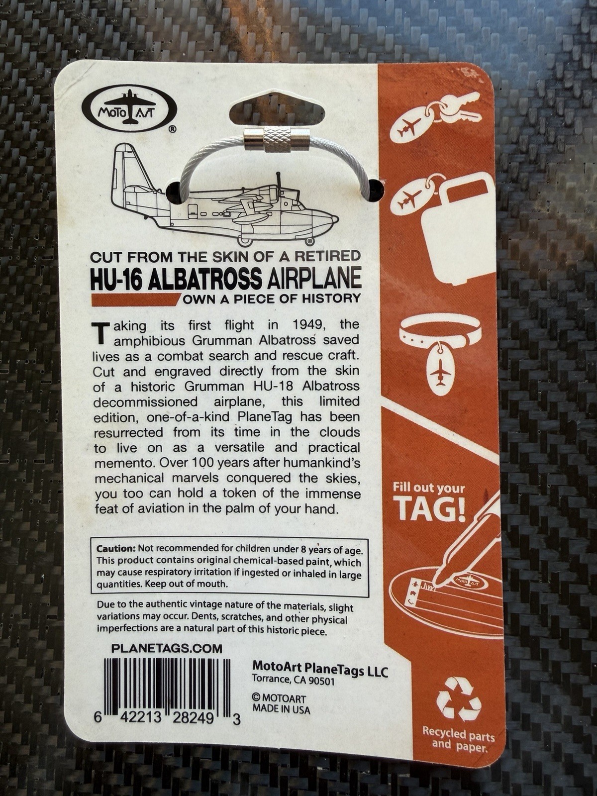 MotoArt Planetags Grumman HU-16 Albatross Dark Grey Completely SOLD OUT #1585