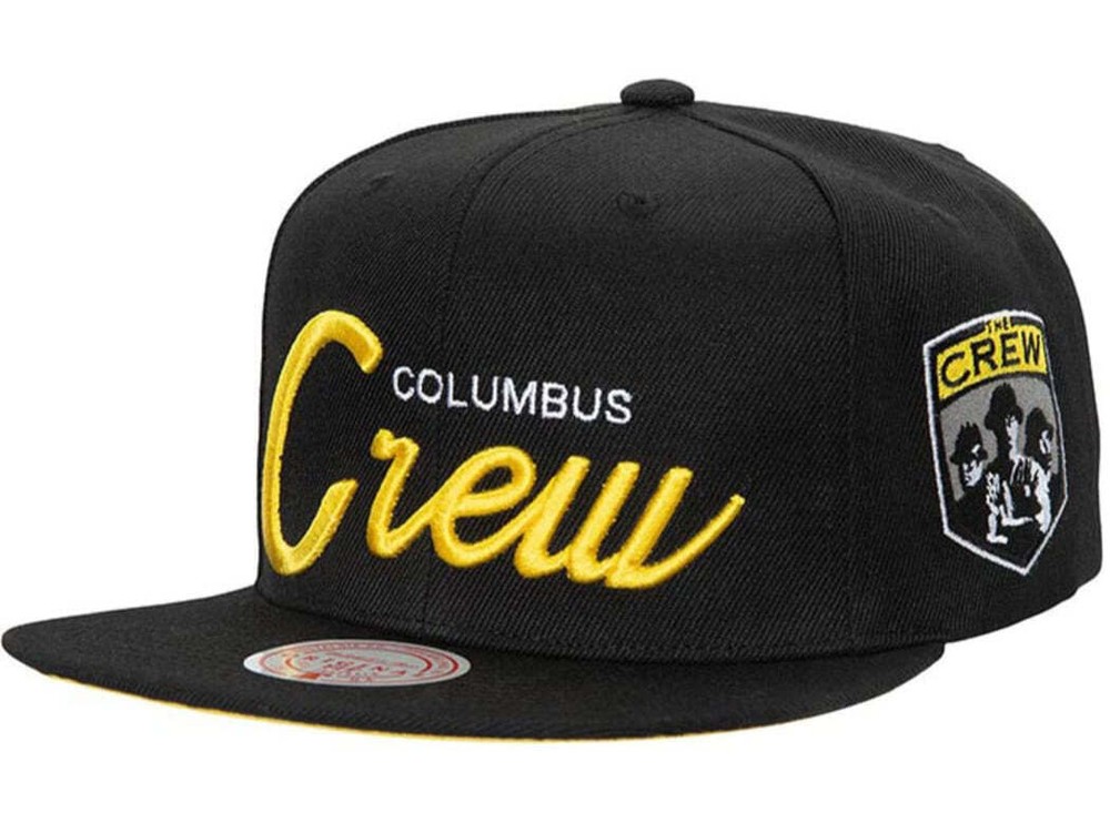 MENS MITCHELL & NESS MLS FOUNDATION SCRIPT SNAPBACK CREW