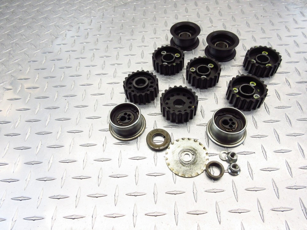 2015 13-16 DUCATI HYPERSTRADA 821 PULLEYS SET ENGINE MOTOR FRONT REAR